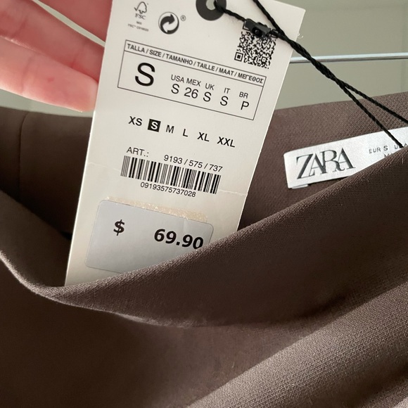 Zara Draped Skirt NWT - Picture 4 of 6